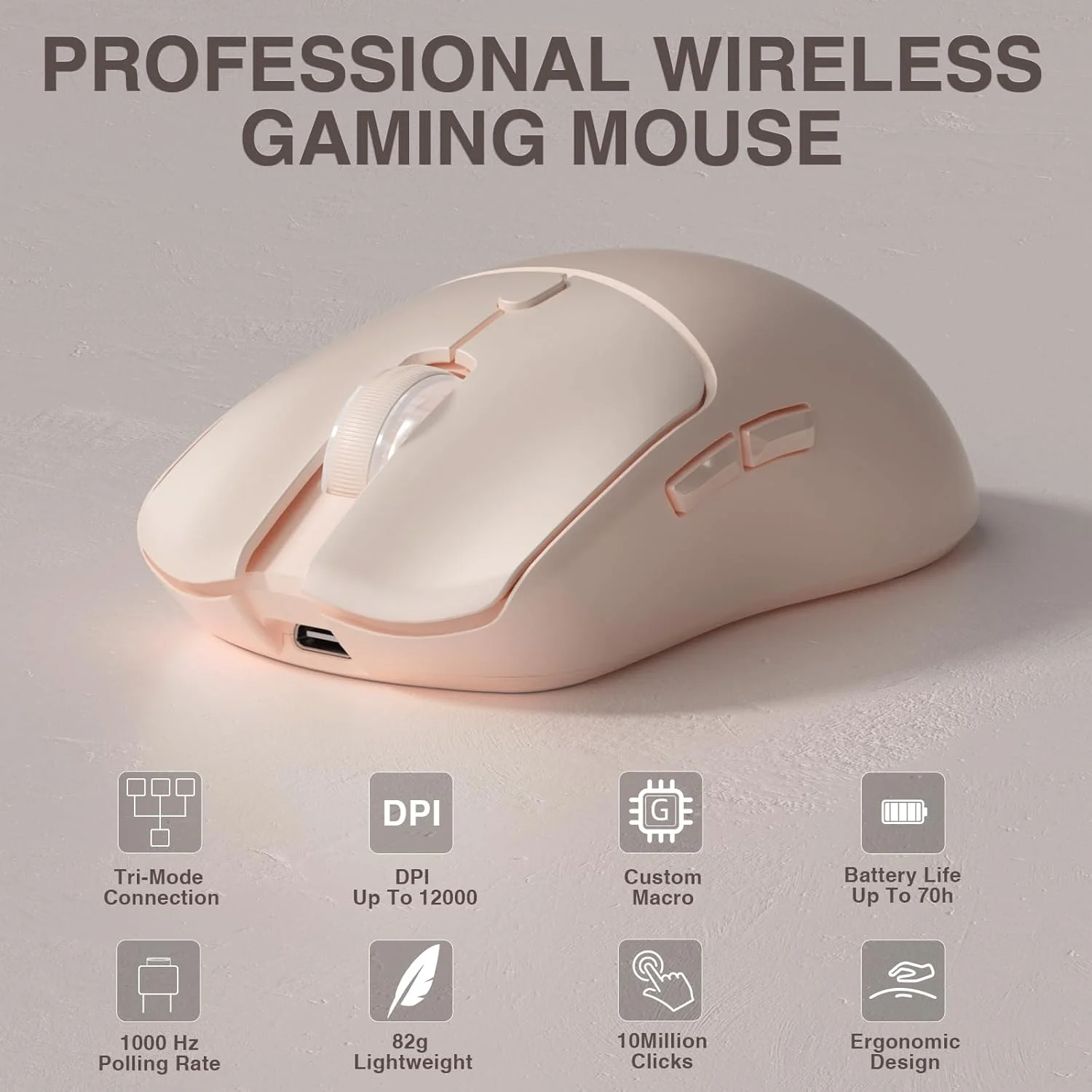 Esports Gaming Mouse - AULA SC580X Tri-mode Wireless Gaming Mouse
