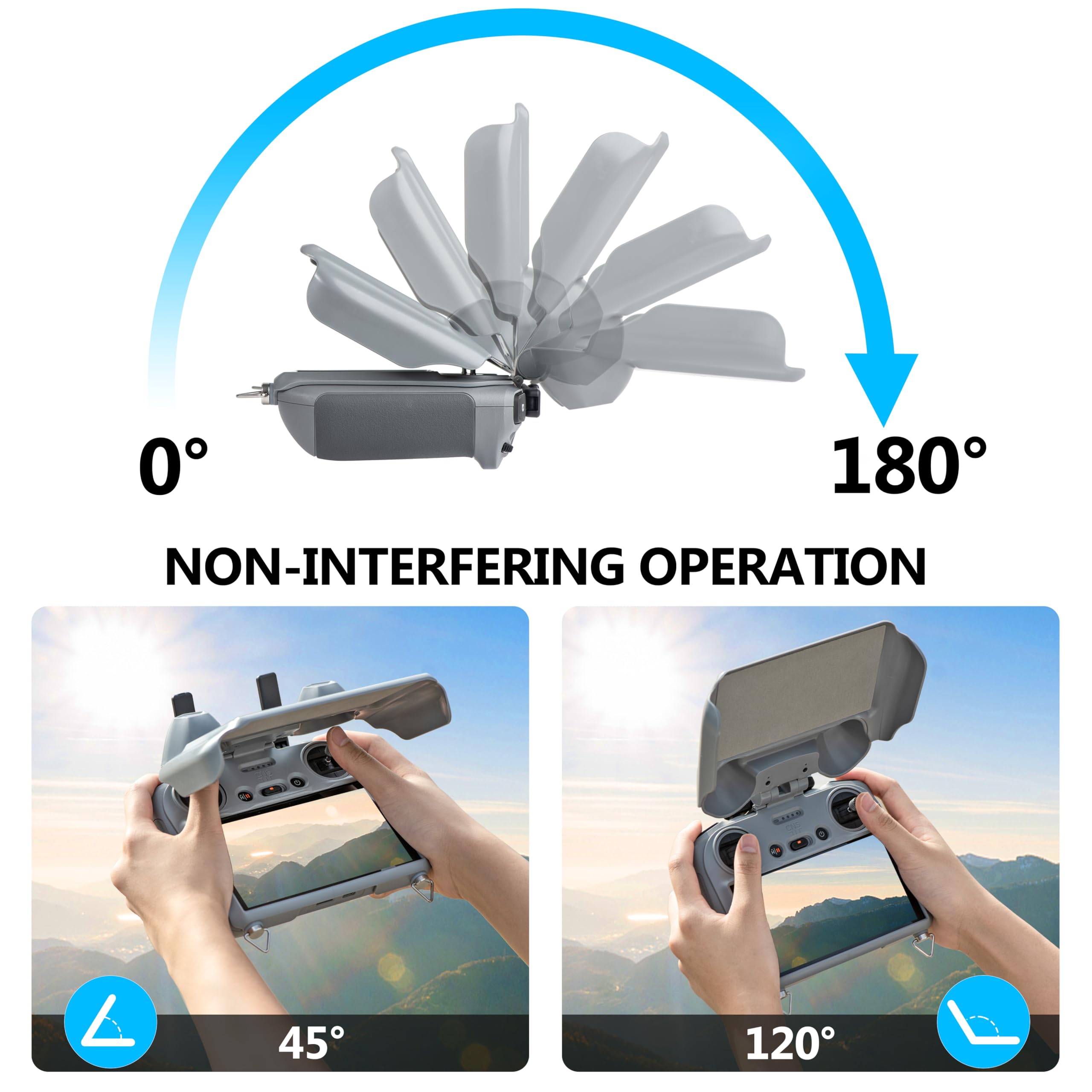 Mini 4 Pro Sun Hood for DJI RC - đánh giá và giá Controller Analog Stick