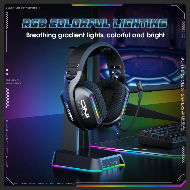 ONIKUMA GT808 Wireless Gaming  - đánh giá và giá Esports Gaming Headphones