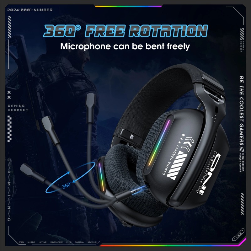 ONIKUMA GT808 Wireless Gaming  - đánh giá và giá Esports Gaming Headphones