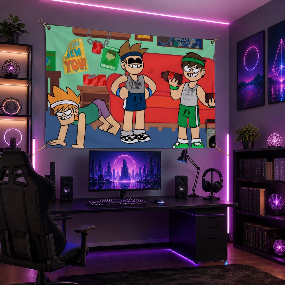 Popular Cartoon E-EddsworldS F - đánh giá và giá Esports Gaming Banner