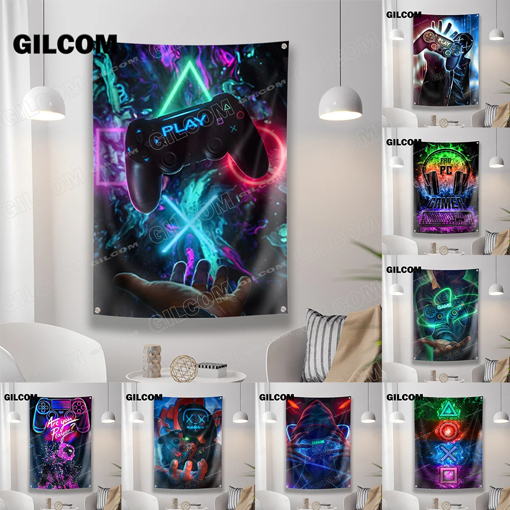 Gaming Room Flag Cool Punk Sty - đánh giá và giá Esports Gaming Banner