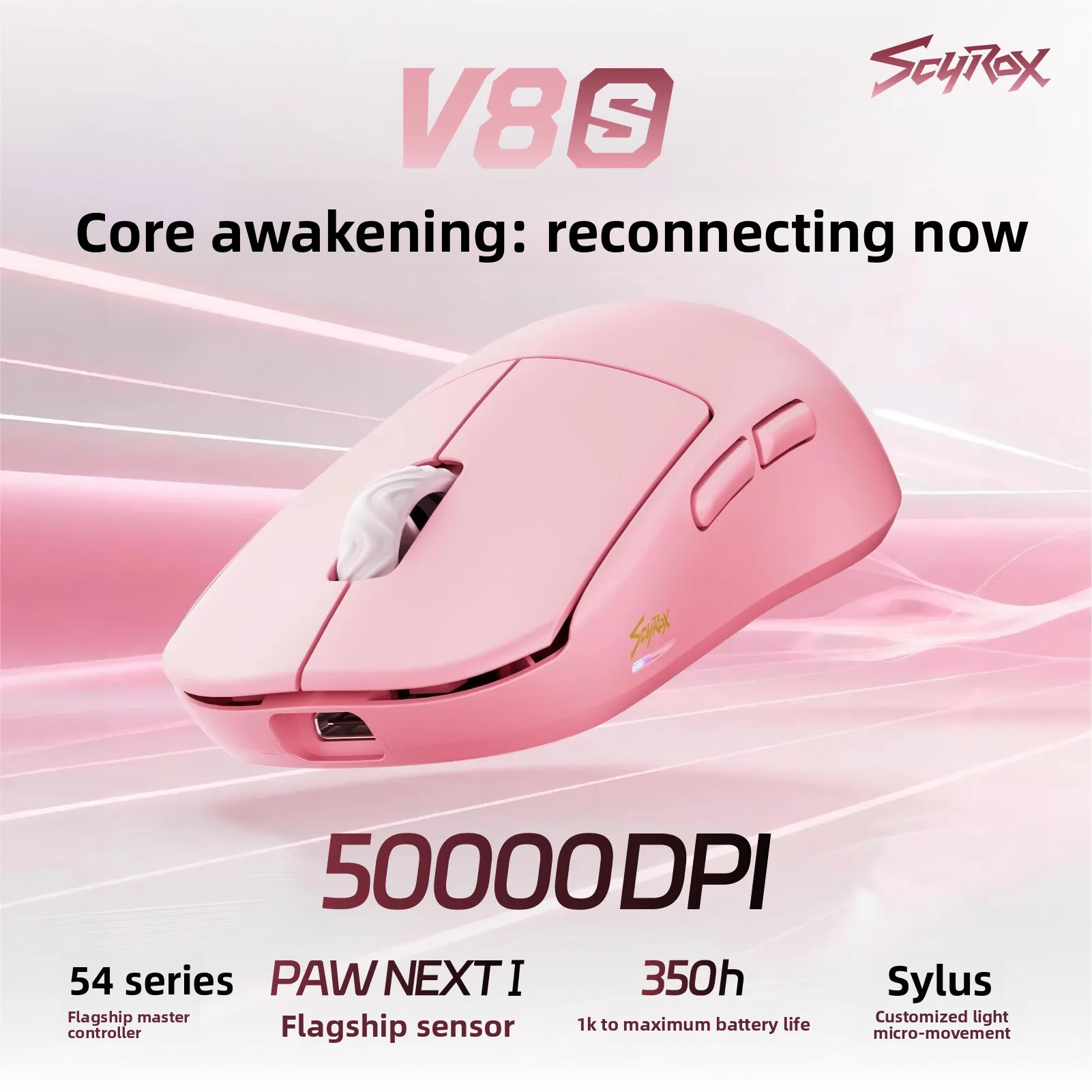 Scyrox V8s V6s Lightweight Wir - đánh giá và giá Esports Gaming Mouse