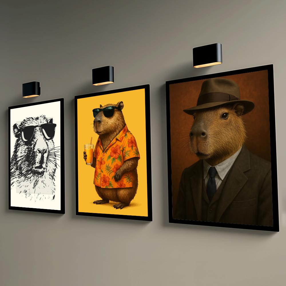 Sunglasses Capybara Print Wall - đánh giá và giá Esports Gaming Wallpaper