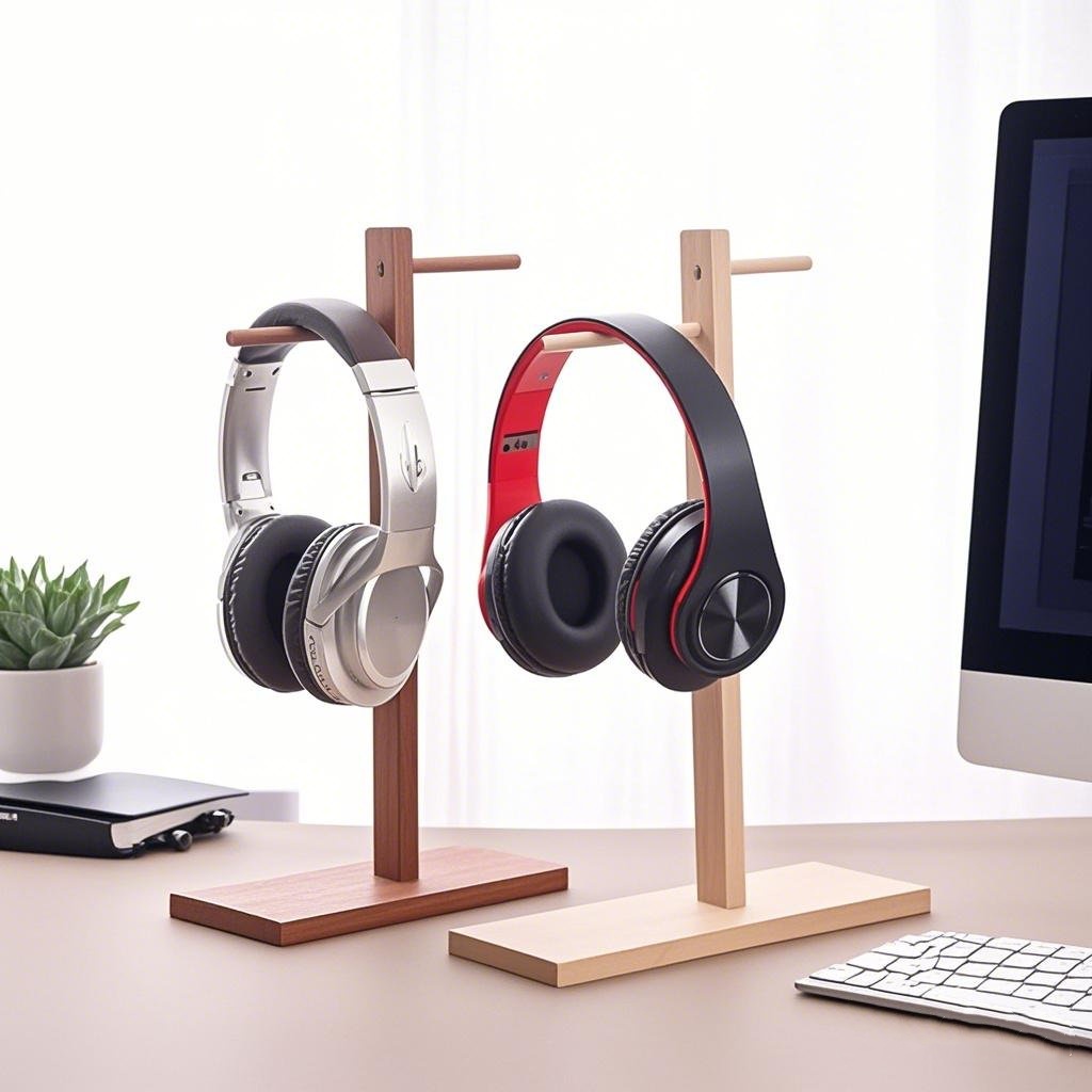 Wood Headphone Stand Earphone  - đánh giá và giá Esports Gaming Headphones