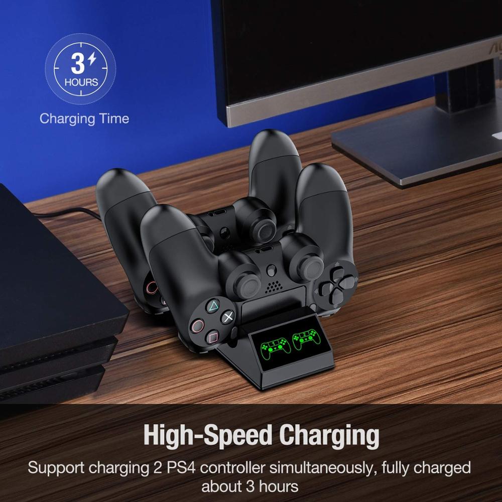 PS4 Bộ Điều Khiển Sạc Đế Sạc V - đánh giá và giá Esports Gaming Station