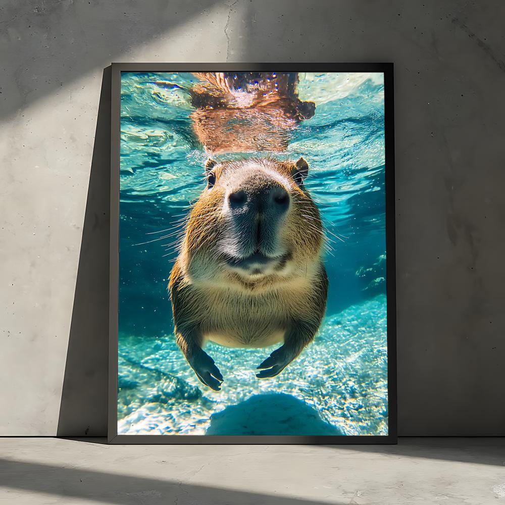 Healing Capybara Poster Art Po - đánh giá và giá Esports Gaming Wallpaper
