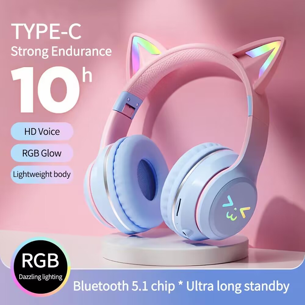 RGB Glow Earphones Wireless Ea - đánh giá và giá Esports Gaming Headphones