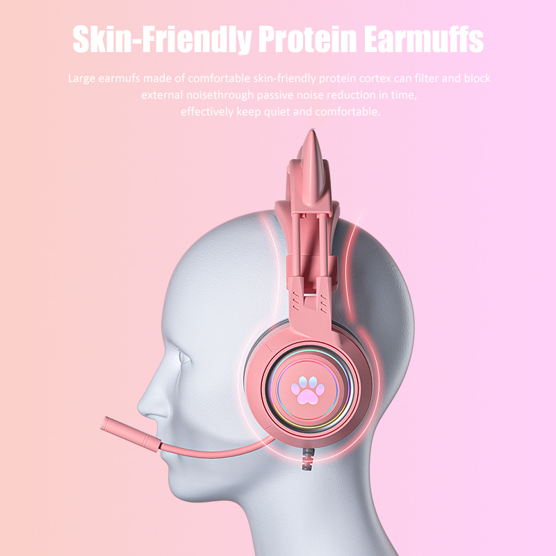 Cute Cat Ear Gaming Headphones - đánh giá và giá Esports Gaming Headphones