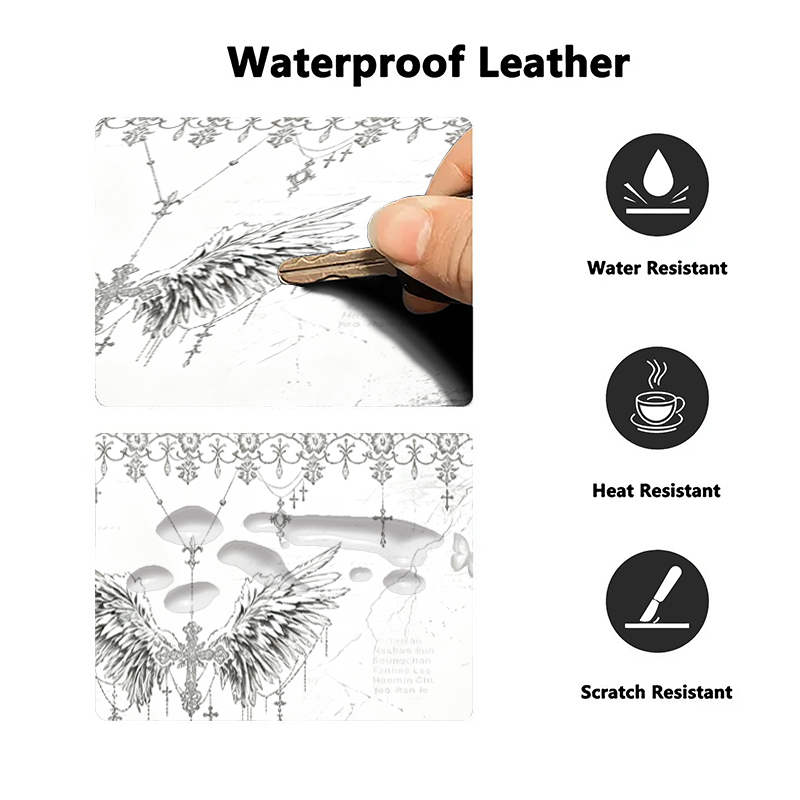 Leather Mousepad Black White A - đánh giá và giá Esports Gaming Mouse