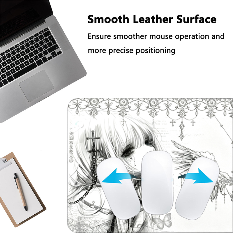Leather Mousepad Black White A - đánh giá và giá Esports Gaming Mouse